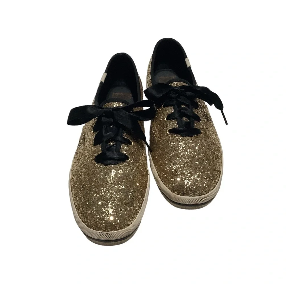 KATE SPADE‎ x KEDS Champion Autumn Gold Sneakers Size 9
